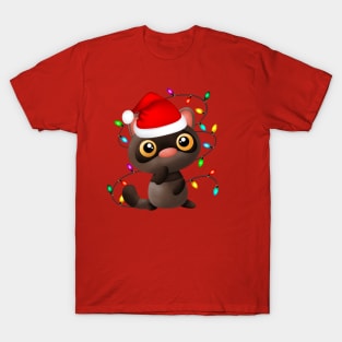 Christmas Santa Ferret T-Shirt